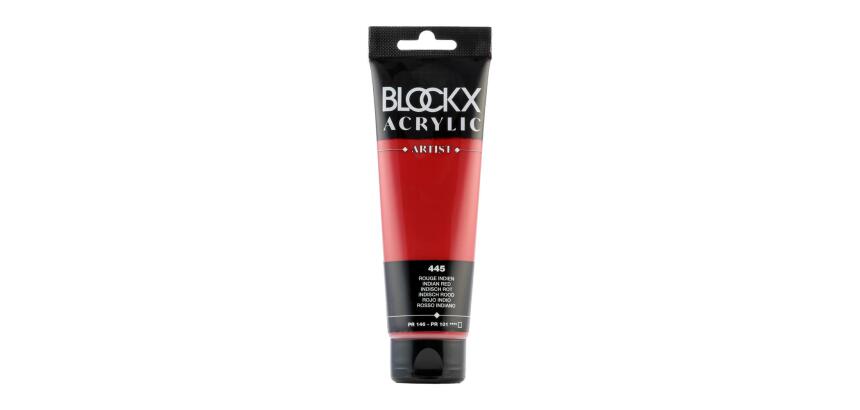 Peinture acrylique fine tube 120ml - Rouge indien