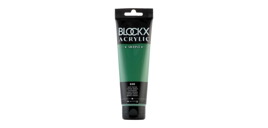 Peinture acrylique fine tube 120ml - Vert oxyde