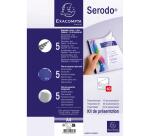 Kit de présentation Serodo pour relier jusqu'à 60 feuilles A4. - Bleu