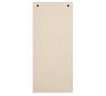 Paquet 100 fiches intercalaires horizontales unies perforées Forever - 105x240mm