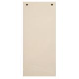 Paquet 100 fiches intercalaires horizontales unies perforées Forever® - 10,5 x 24 cm - Bulle