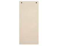 Paquet 100 fiches intercalaires horizontales unies perforées Forever - 105x240mm