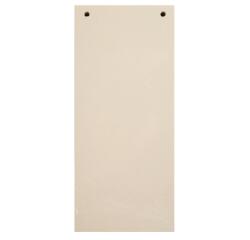 Paquet 100 fiches intercalaires horizontales unies perforées Forever - 105x240mm