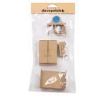 Assortiment de 6 miniatures - Chambre - Kraft