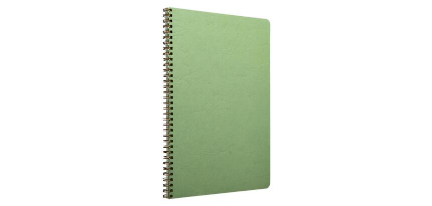 Cahier reliure intégrale Age Bag A4 100 pages petits carreaux - Vert