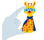 Mini Couz'IN, Pedro la girafe - Jaune