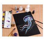 Etival Noir album spiralé 12F 36x48cm 300g double grain