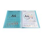 Carpeta de funda Kreacover® Chromaline Pastel semirígido 5/10e - (Vistas: 40 Fundas: 20) - 24x32 cm para A4 - Colores surtidos