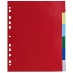 Dividers PP A4+ 6 Part - Assorted colours