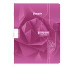 Cahier Dessin scolaire piqué 7000 17x22 cm 16 pages uni 90 g - Assortis
