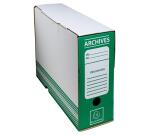 Boite archive Dos 100mm carton ondulé couleurs - 25x34cm