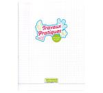 Cahier Travaux Pratiques piqué 8000 POLYPRO 24x32 cm 96 pages grands carreaux + uni 90 g - Incolore