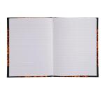 Carnet Marbre 220x170, 192 pages lignées - Orange