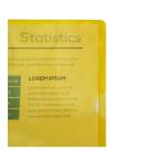 Etui carton de 100 pochettes coin PVC lisse haute résistance 13/100e - A4 - Jaune