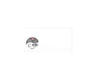 Paquet de 25 cartes pliées Pollen 106x213mm 210g/m² - Blanc