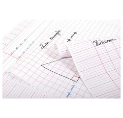 PAPIER AFFICHE REGLURE, Paquet de 25 feuilles séyès 90g/m2 au format 60x80cm