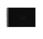Rhodia Touch Watercolor Book, papier grain fin 100% coton 300g - A6 paysage, 40 pages - Noir