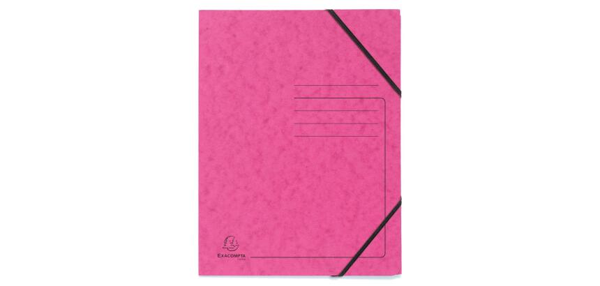 Chemise à élastique sans rabats carte lustrée 355gm2 - A4