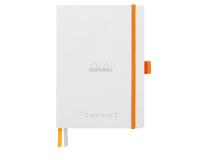 Rhodiarama Goalbook souple A5 240 pages dot papier ivoire 90g - Blanc
