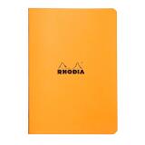 Cahier piqué Rhodia Classic 14,8x21 cm 96 pages ligné non détachables 80g - Orange