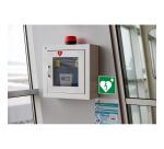 Panneau PVC adhésif antidérapant Défibrilateur 20x20 cm - Vert