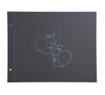 Álbum de fotografías para boda ART 37x29 cm - 160 fotos 40 páginas - Negro