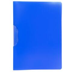 Clip Folder PP Col Cover Clear clip Ast - Assorted colours