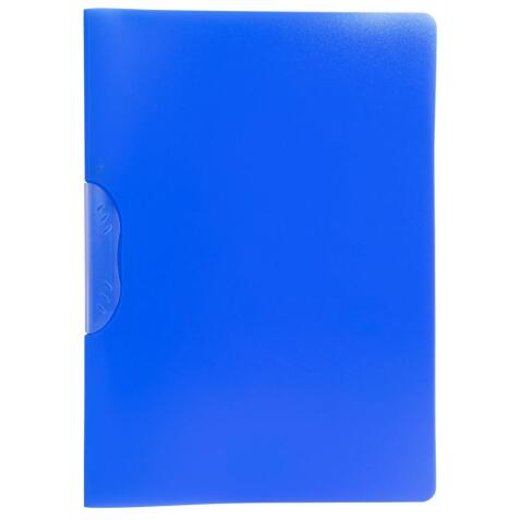 Clip Folder PP Col Cover Clear clip Ast - Assorted colours