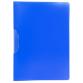 Clip Folder PP Col Cover Clear clip Ast - Assorted colours