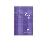 Répertoire brochure rembordée rigide 7,5x12cm 128 pages petits carreaux Couleur aléatoire - Assortis