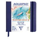 Carnet rembordé rigide Aquapad 14x14 24F 300g