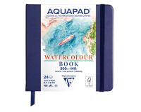 Carnet rembordé rigide Aquapad 14x14 24F 300g