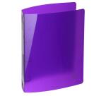 Classeur 4 anneaux plastifié Exacompta Iderama A4 maxi - Dos 4 cm couleurs  assorties