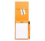 Rhodiarama porte-bloc avec porte-crayon + bloc N°12 ligné - Iris