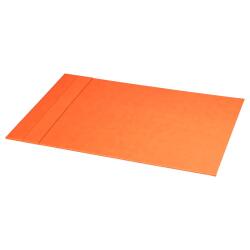 Rhodiarama sous-main rigide simili cuir italien 60x40 cm - Tangerine