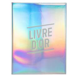 Livre d'or 100 pages tranche argent - Format 27x22cm - GLOSSY - Visuel