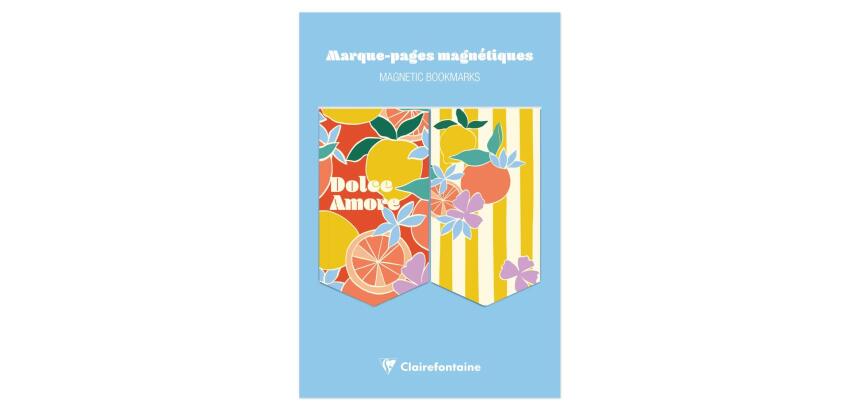 Dolce Amore, Set de 2 marque-pages magnétiques 10,5x15,5cm