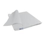 Paquet de 200 nappes papier, pliées au format, sous film - Format 70x110cm - Blanc