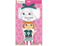 * Poupée à peindre, Maya - Rose
