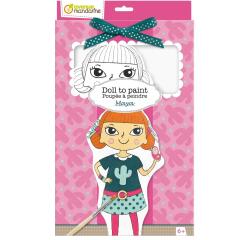 * Poupée à peindre, Maya - Rose
