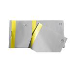 Nummerboekjes met 100 blad met dubbele nummering en gekleurde band - 6 ,6x13,5cm