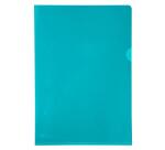 Etui carton de 100 pochettes coin PVC lisse haute résistance 13/100e - A4 - Vert