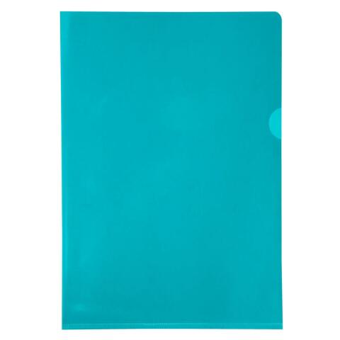 Estuche Exacompta cartón de 100 fundas uñeros PVC liso alta resistencia 13x100º - A4 - Verde