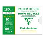 Dessin à Grain 100% Recyclé pochette 10F A3 180g