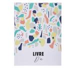 Livre d'or 100 pages tranche blanche - Format 27x22cm - TERRAZZO - Visuel