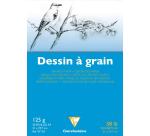 Dessin à Grain bloc collé 20F A4 125g