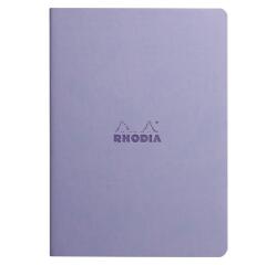 Rhodiarama piqûre textile A5 64p dot papier ivoire 90g - Iris