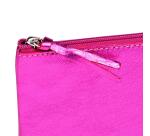 CUIRISÉ - Trousse plate 11x22 cm - Framboise