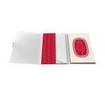 Moulin Rouge, Set de correspondance 12x16,5 cm contenant 8 cartes simples 11x15,5 cm assorties et 8 enveloppes Pollen C6 blanc naturel