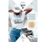 PAPIER TRANSFERT, Pochette de 5 feuilles 130g/m2 au format 21x29,7cm